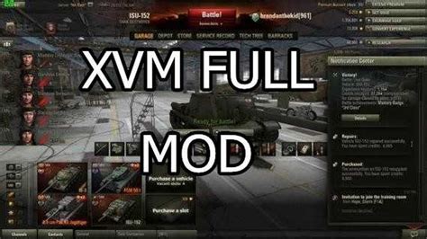 XVM mod for World of Tanks .